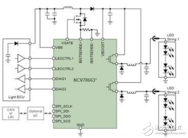 汽车LED照明驱动及解决方案(图4)