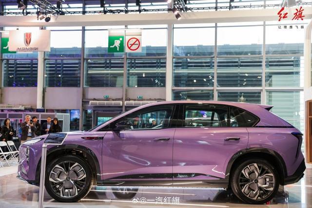 巴黎车展上的中国之光：红旗纯电SUV(图5)