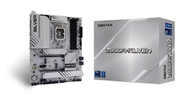 映泰推出Z890A-SILVER主板：银白配色支持DDR5-8000+内存