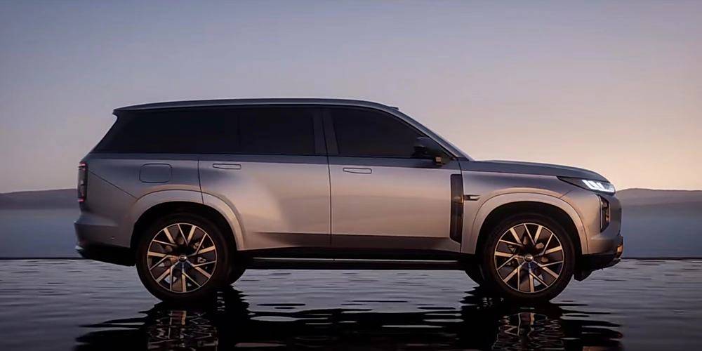 传祺S7预告图发布侧面似揽胜灯光不输问界M9