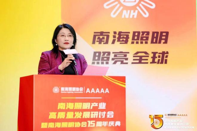 南海照明照亮全球！南海照明协会会长罗林寄语2025年(图1)
