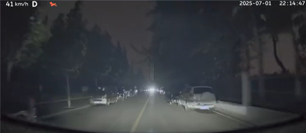 蔚来ET9车主夜间遭遇远光狗：智慧光毯立功救了路人一命(图1)