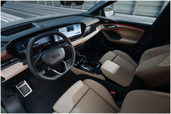 奥迪Q6Le-tron全球首创数字OLED尾灯车辆如何与道路环境通信？(图3)