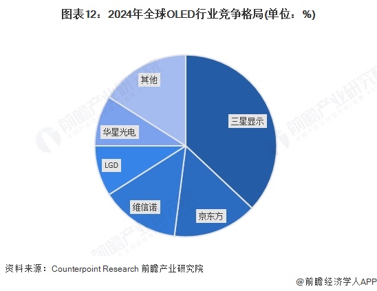预见2025：《2025年中国OLED行业全景图谱》（附市场现状、竞争格局和发展趋势等）(图12)